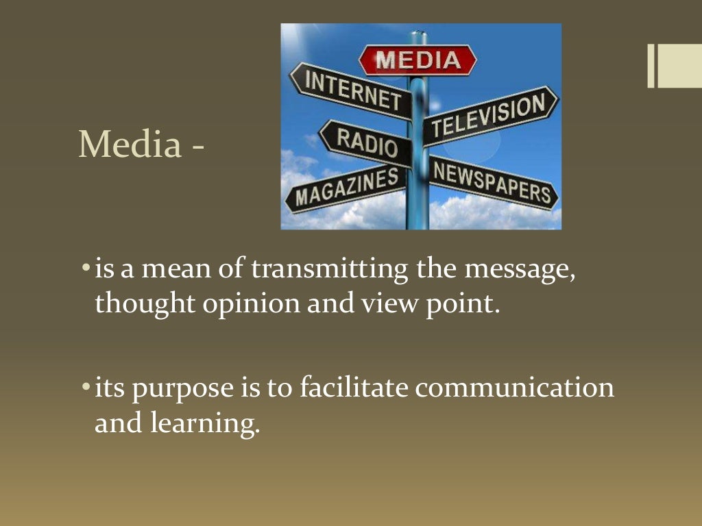 Electronic media communication