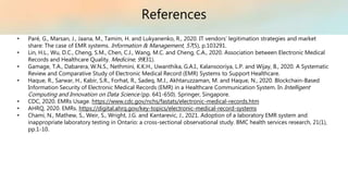 Electronic medical record 25.04.2021