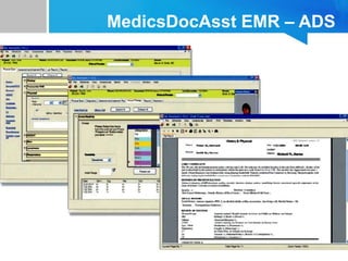 MedicsDocAsst EMR – ADS
 