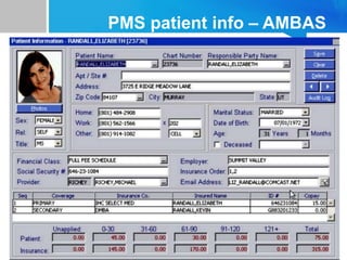 PMS patient info – AMBAS
 