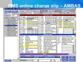 PMS online charge slip – AMBAS
 