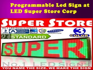 Programmable Led Sign at
LED Super Store Corp
 