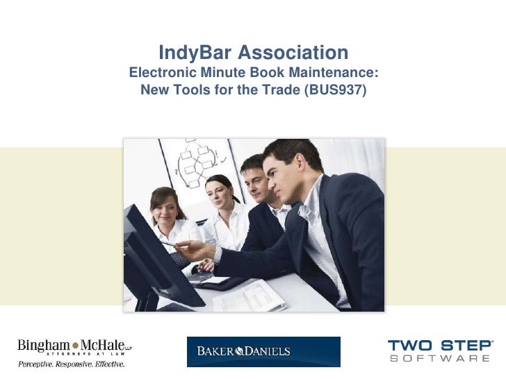 Electronic Minute Books