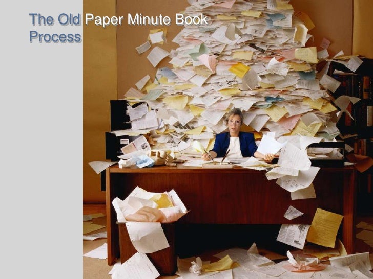 Electronic Minute Books