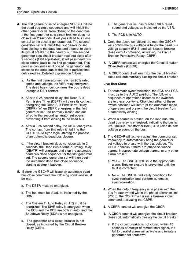 Electronic modular control panel ii + paralleling emcp ii + p systems