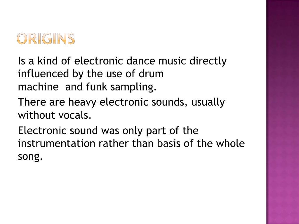 Electronic music
