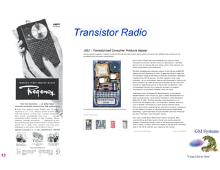 Transistor Radio




13
 