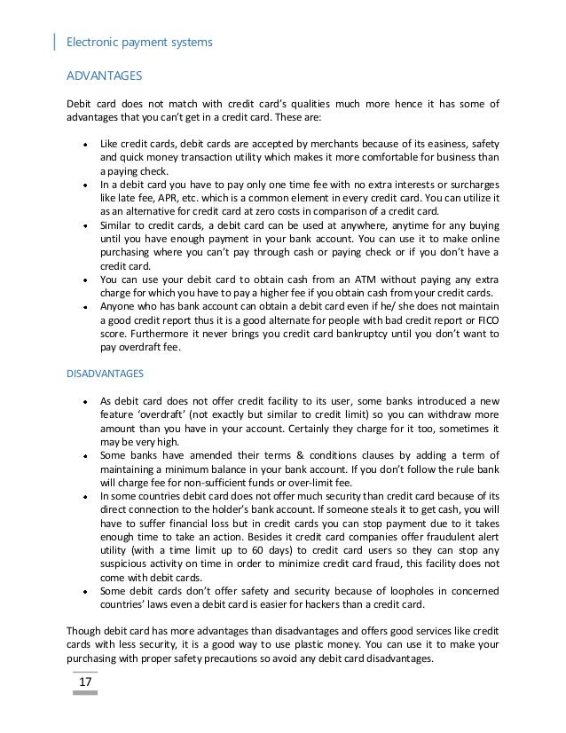 Thesis e payment system