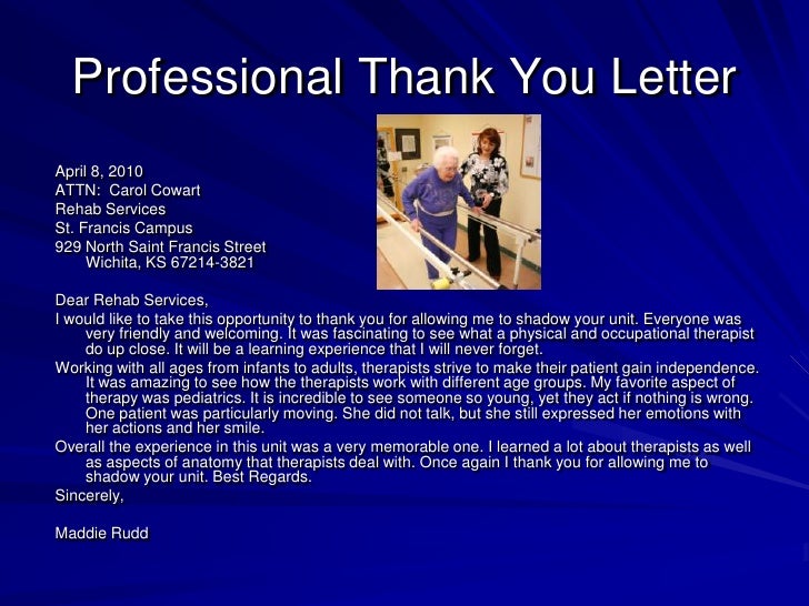 thank you letter to doctor you shadowed catholic health academy electronic portfolio thank you letter to doctor you shadowed catholic health academy electronic portfolio