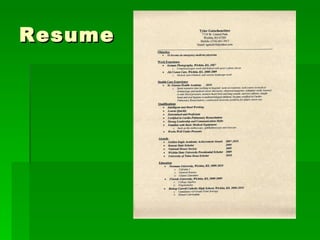 Resume 