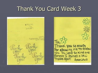 Thank You Card Week 3 