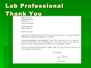 Lab Professional Thank You 