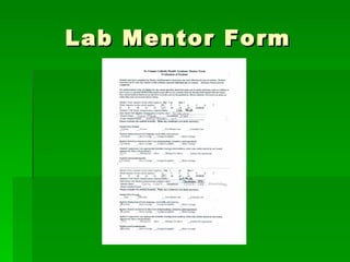 Lab Mentor Form 