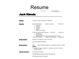 Resume 