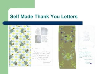 Self Made Thank You Letters  