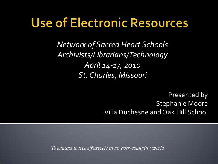 Electronic Resources