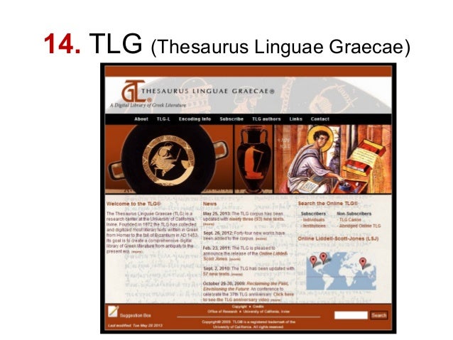 Thesaurus Linguae Graecae