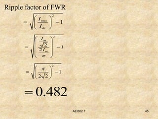 Rectifiers | PPT