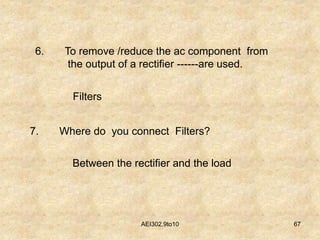 Rectifiers | PPT