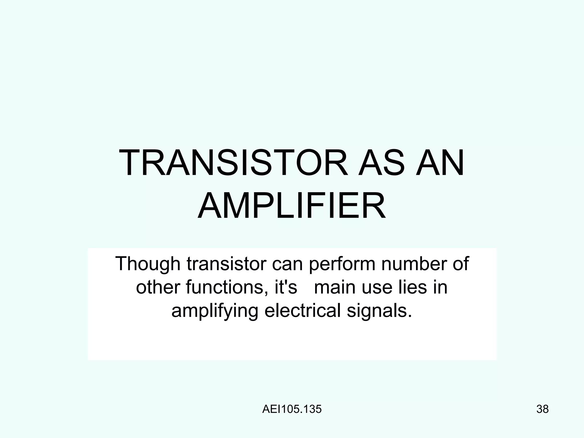 Transistors