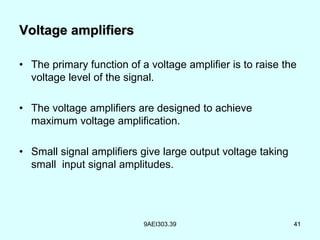 power amplifiers