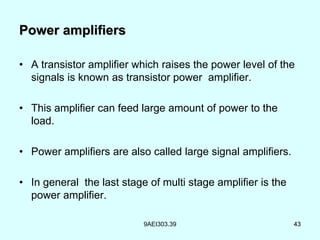 power amplifiers