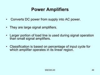 power amplifiers