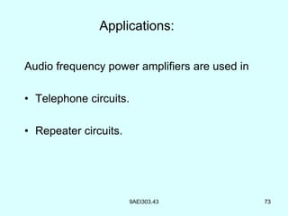 power amplifiers