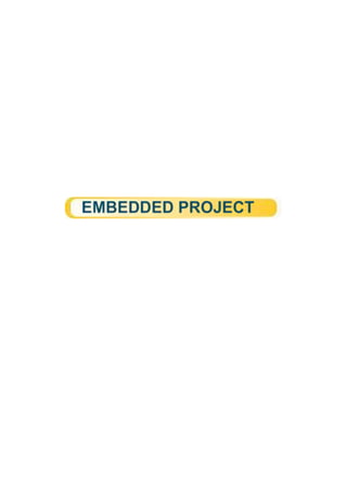 Electronics engineering- Embedded system projects