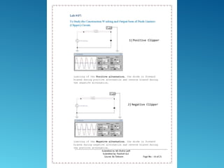 Electronics-I Practical Lab Work