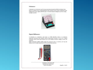 Electronics-I Practical Lab Work