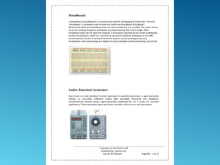 Electronics-I Practical Lab Work