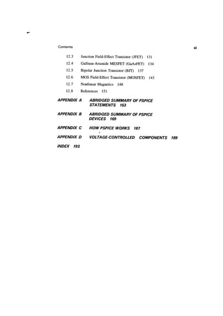 Electronics - Prentice Hall - Spice A Guide To Circuit Simulation And ...