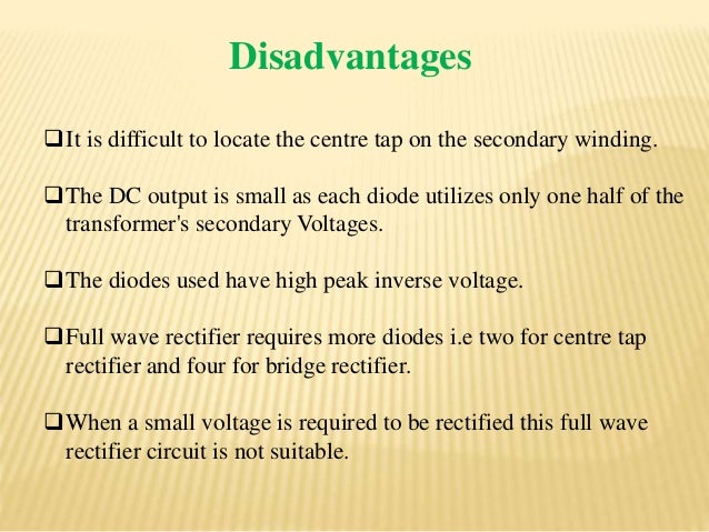 Full Wave Rectifier Circuit full-wave-rectifier-circuit