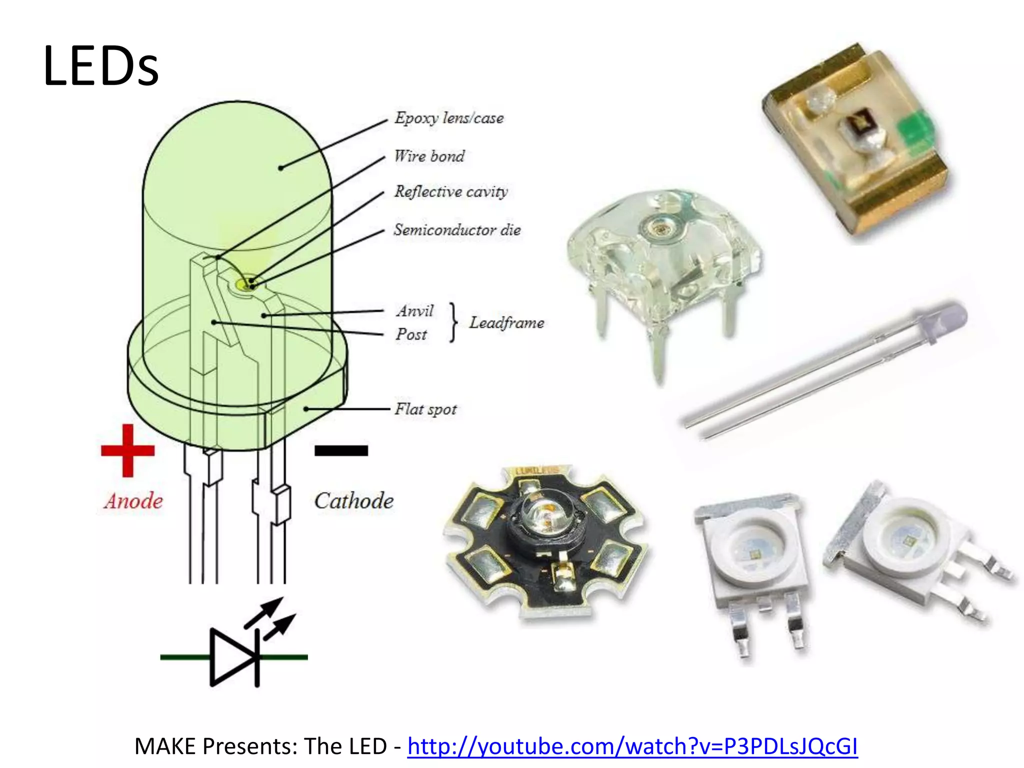 LED Resistor CalculationLet’s assume we have a 9V source…R = V / IR = (9-3.4) / (20*10-3)R = 280 ΩNearest standard value is 330 ΩList of standard resistor values: http://www.logwell.com/tech/components/resistor_values.html