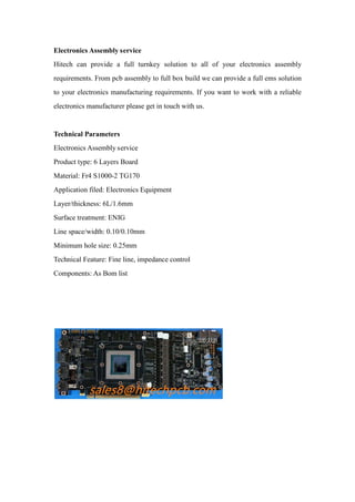 Electronics Assembly PCB supplier service.pdf