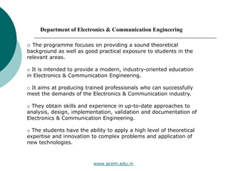 Best College For Electronics Communication Engineering In Faridabad