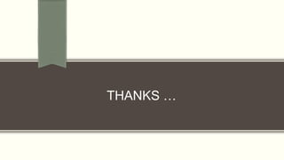 THANKS …