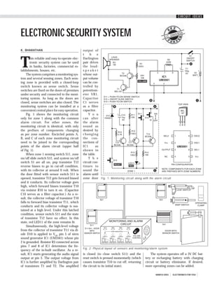 CIRCUIT IDEAS




ELECTRONIC SECURITY SYSTEM                                                                              ...