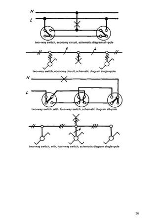 two−way switch, economy circuit, schematic diagram all−pole




  two−way switch, economy circuit, schematic diagram single−pole




 two−way switch, with, four−way switch, schematic diagram all−pole




two−way switch, with, four−way switch, schematic diagram single−pole




                                                                       36
 
