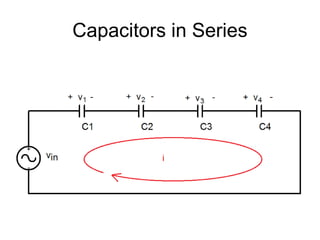 Capacitors in Series
 