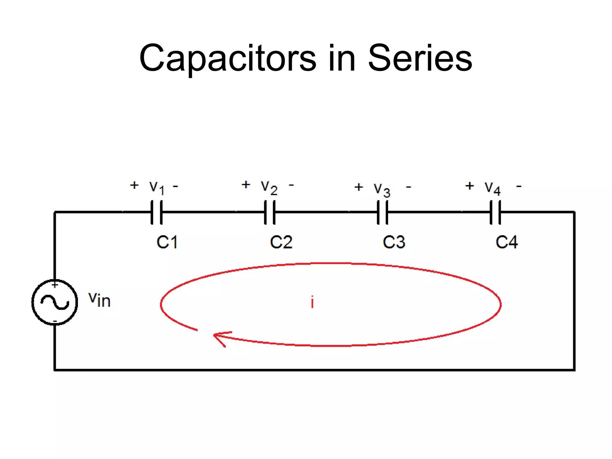 Capacitors in Series
 