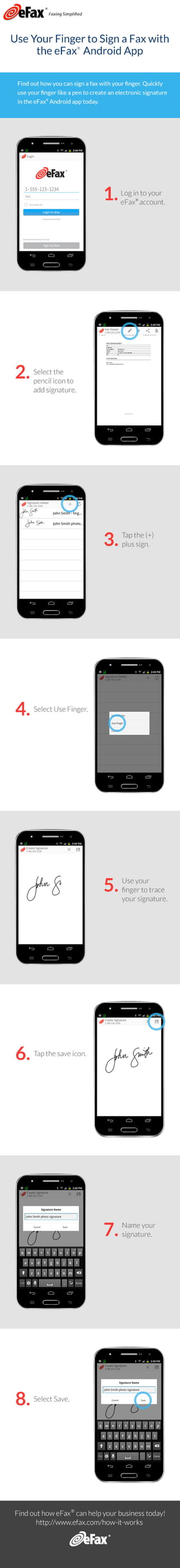 Sign a Fax with the eFax Android App
