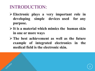 Electronic skin | PDF