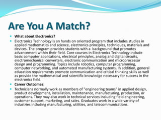 Electronics power point | PPTX | Undergraduate Education | College ...