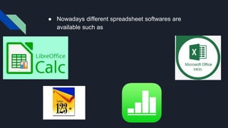 Electronic spreadsheet..pptx