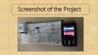 Screenshot of the Project
 