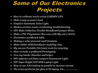 Electronics Projects Circuits | PPTX