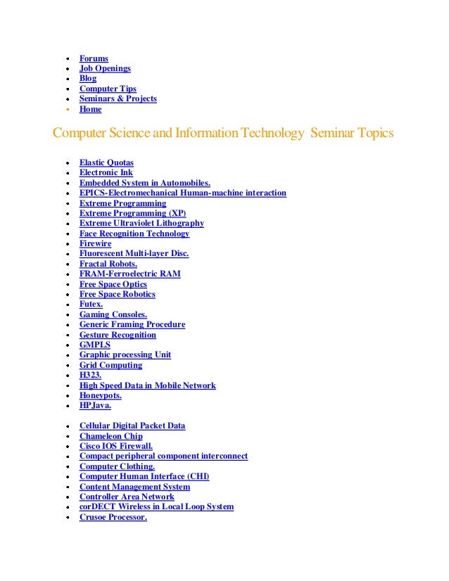 Electronics seminar topics
