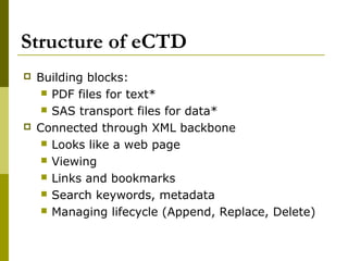 Module 3 Ectd Structure Excel File Electronic Submissions | PPT